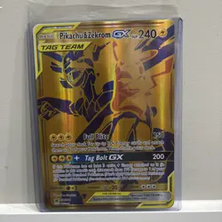 Pokemon Pikachu & Zekrom GX SM248 Jumbo Cards Holo - Image 1