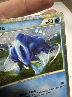 Suicune HGSS21 Promo Pokemon 2010 Rare Holo Card TCG Swirl - Image 5