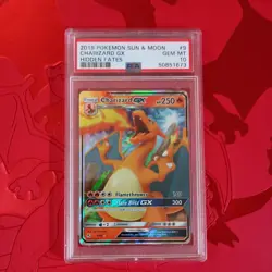 Pokemon Card Charizard GX 9/68 Ultra Rare Hidden Fates PSA 10 GEM MINT - Image 1