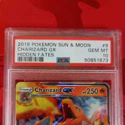 Pokemon Card Charizard GX 9/68 Ultra Rare Hidden Fates PSA 10 GEM MINT - Image 2