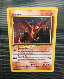 Fawkes Harry Potter Pokemon Card - Image 1