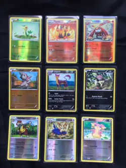 Pokemon Cards: Black and White 9 Card Reverse Holo Lot - Image 1