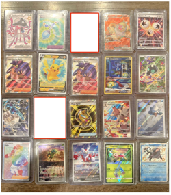 Pokemon TCG Lot (ex, Full Art, Promo)black Star (18 Cards) - Image 1