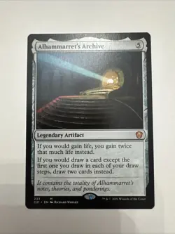 Alhammarret's Archive Commander 2021 MTG Magic the Gathering Card - Image 1