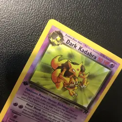 Dark Kadabra 39/82 Team Rocket First Edition Pokemon Card Mint Condition - Image 5