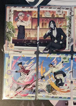 Complete Series 2 Set of PU 1-8 Super Rare Holo foil Cards Naruto Kayou CCG TCG - Image 2
