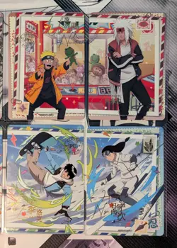 Complete Series 2 Set of PU 1-8 Super Rare Holo foil Cards Naruto Kayou CCG TCG - Image 3