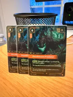 3x Riftbound Origins Deadbloom Predator Epic Foil 161/298 NM - Image 1