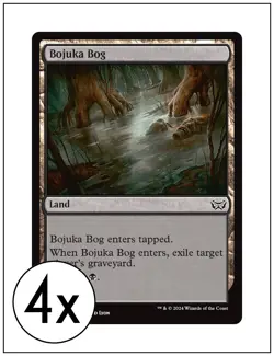 4x Bojuka Bog, Duskmourn Commander, Magic MTG NM - Image 1