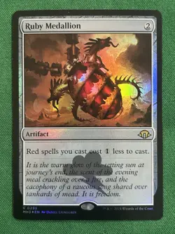Ruby Medallion Modern Horizons 3 Foil - Image 1