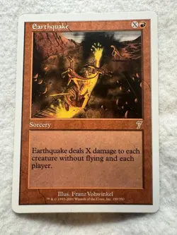 MTG - Earthquake - 7th Edition - NM - Free Shipping! - Image 1