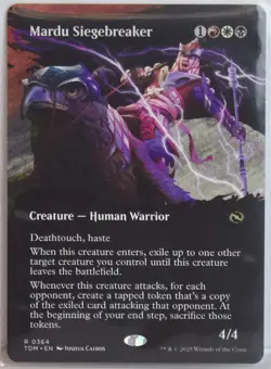 Mardu Siegebreaker [New, Near Mint] Borderless {Tarkir: Dragonstorm} - Image 1