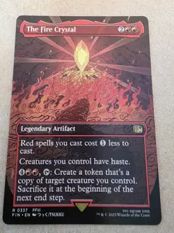 The Fire Crystal - (Borderless) Final Fantasy Regular - Mtg - Image 1
