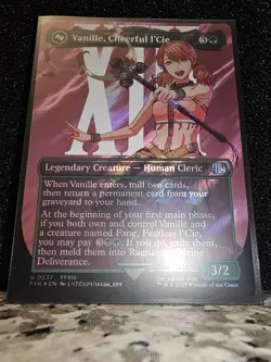 Final Fantasy MTG - Vanille, Cheerful l'Cie Borderless Surge Foil (Near Mint) - Image 1