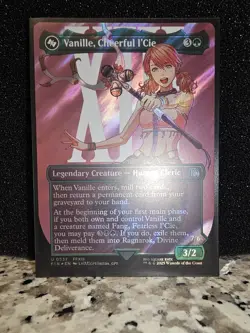 Final Fantasy MTG - Vanille, Cheerful l'Cie Borderless Surge Foil (Near Mint) - Image 2