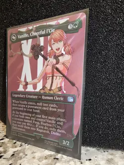 Final Fantasy MTG - Vanille, Cheerful l'Cie Borderless Surge Foil (Near Mint) - Image 3