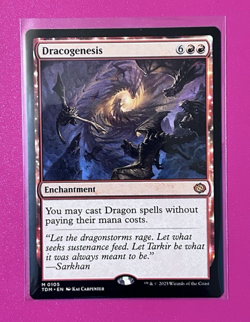 *Dracogenesis* -Tarkir: Dragonstorm (TDM) #105- Near Mint - Regular Rare - - Image 1