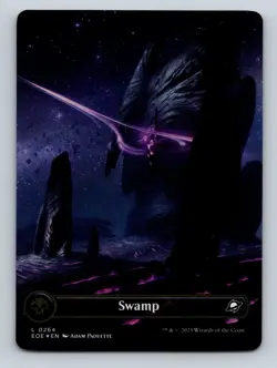 MTG Swamp (0264) (Borderless) Edge of Eternities FOIL NM - Image 1