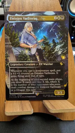 MTG - FINAL FANTASY: Estinien Varlineau CHOCOBO TRACKS FOIL! (Commander) - Image 1