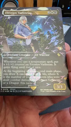 MTG - FINAL FANTASY: Estinien Varlineau CHOCOBO TRACKS FOIL! (Commander) - Image 2