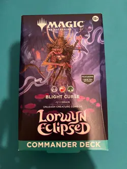 MTG - Lorwyn Eclipsed Commander Deck - Blight Curse - SEALED - Image 1