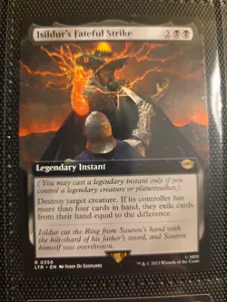 Isildur's Fateful Strike (Extended Art) X1 LTR MTG The Lord of the Rings B1 - Image 1