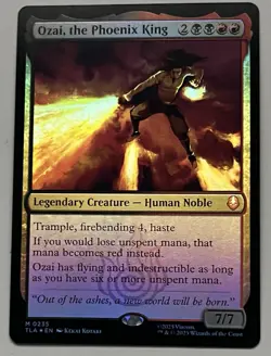 MTG Avatar: TLA Ozai Legendary Creature MYTHIC FOIL #0235 - Image 1