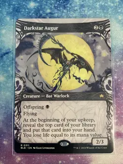 MTG Darkstar Augur Showcase - Bloomburrow BLB - 0311 Rare - Image 1