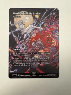 Battle at the Big Bridge (Uncommon Borderless) 0009 Final Fantasy MTG - Image 1