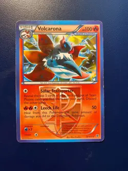2013 Volcarona (Team Plasma) 13/101 Plasma Blast Regular Pokemon Card - Image 1