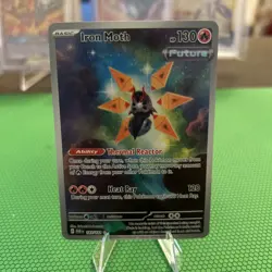 Iron Moth 187/182 Pokemon TCG Sv04: Paradox Rift Holo NM - Image 1