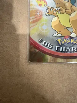 Pokemon Charizard #06 Holo Topps 1999 TV Animation Edition BLUE label - Image 3