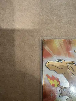 Pokemon Charizard #06 Holo Topps 1999 TV Animation Edition BLUE label - Image 4