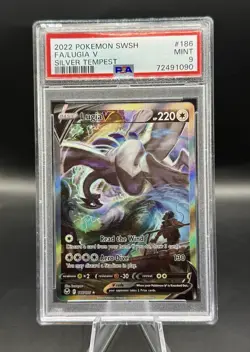 PSA 9 Lugia V Alternate Full Art 186/195 Pokemon Silver Tempest 2022 ENGLISH - Image 1