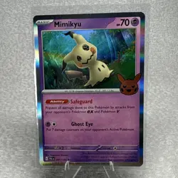 Pokemon Mimikyu 020/050 Trick or Trade - Holo Rare TCG Card - Image 1