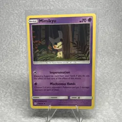 Pokemon Mimikyu 96/236 Sm-Cosmic Eclipse TCG Card - Image 1