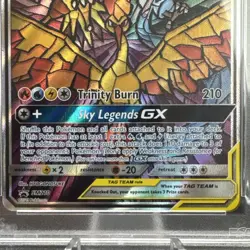 2019 POKEMON SUN & MOON # SM210 Zapdos Articuno Moltres TAG TEAM Graded PSA 10 - Image 3