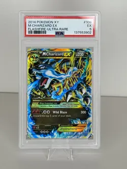 Pokemon M Charizard EX XY Flashfire Holo Ultra Rare #108 PSA 5 - Image 1
