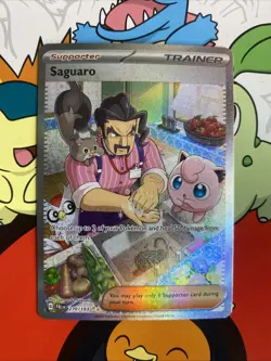 Pokemon Paldea Evolved Saguaro 270/193 Special Illustration Rare - Image 1