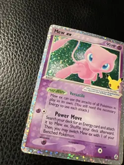 # Pokemon Celebrations Classic Collection Mew EX 88/92 Holo Rare PACK FRESH NM - Image 2