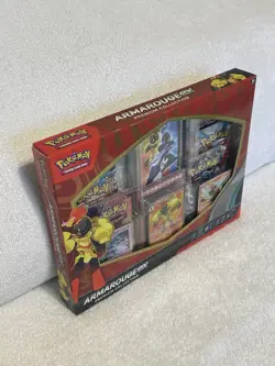 Pokemon- Armarouge Ex Premium Collection Box (6 Boosters, Sleeves & More) NEW - Image 2