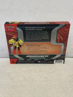 Pokemon- Armarouge Ex Premium Collection Box (6 Boosters, Sleeves & More) NEW - Image 4