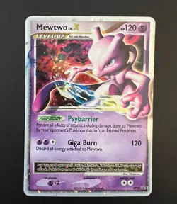 2007-09 Pokemon Diamond & Pearl Black Star Promos Mewtwo Lv X #DP28 - Image 1