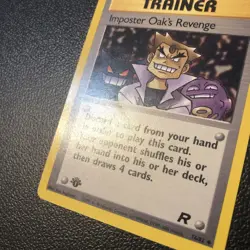 Imposter Oak's Revenge 76/82 Team Rocket First Edition LP. Pokemon - Image 4