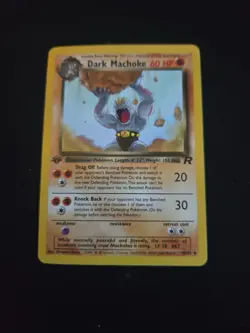 Pokemon TCG - DARK MACHOKE - 1ST EDITION - 40/82 - TEAM ROCKET (2000) WOTC - MP - Image 1