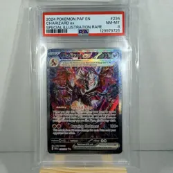 Pokemon TCG Charizard EX Paldean Fates Sir 234/091 PSA 8 - Image 1
