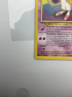 Pokemon Mew Black Star Promo #8 Non Holo (985) - Image 4
