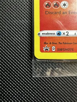 Pokemon TCG Special Delivery Charizard SWSH075 Sealed SWIRL & HOLO BLEED - Image 4