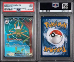 POKEMON PSA 9 SPIDOPS EX SPEC. ILL. RARE 243/198 SCARLET e VIOLET ENGLISH 2023! - Image 3