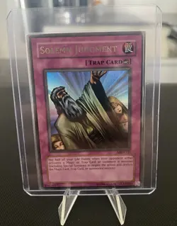 Solemn Judgment Yu-Gi-Oh TCG MRD-127 Ultra Rare 🙌🏻 - Image 1